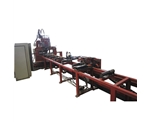 CNC Flat Steel  Punching & Cutting Line -plate width 120mm，hole φ40mm 